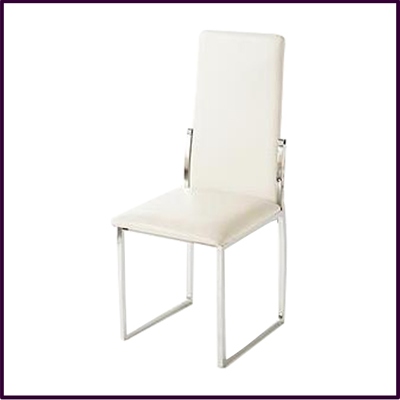 White Metropolitan Dining Chair