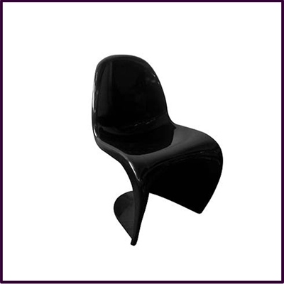 Black Curve Chair (abs)