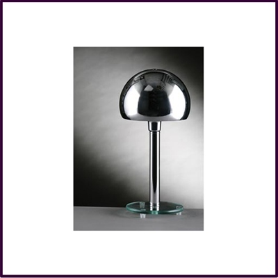 Table Lamp Shiny Chrome Metal