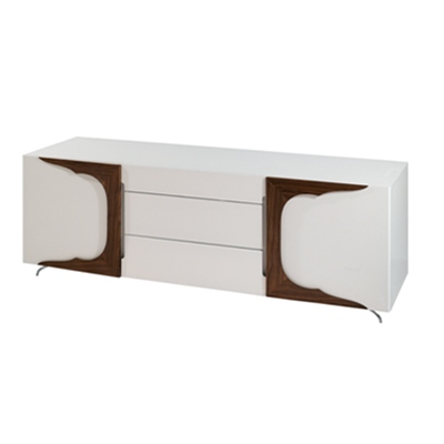 Buffet Sideboard Gloss White Lacquer