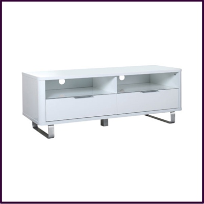 Low Sideboard / TV Unit in White Gloss