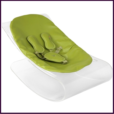 Baby Lounger Plexistyle Transparent Coconut White